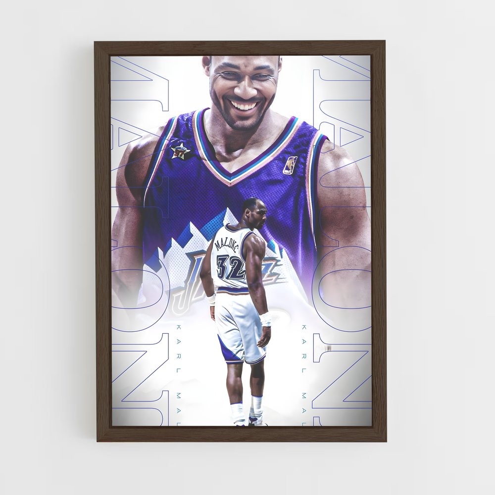 Poster Karl malone – affiche Basketball (vue 5)